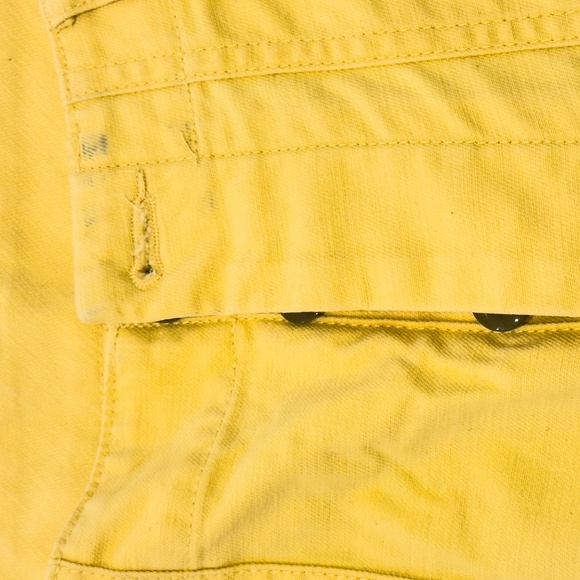 Wallace and Barnes J. Crew Military style Pants W33L30 Yellow - Picture 4 of 8